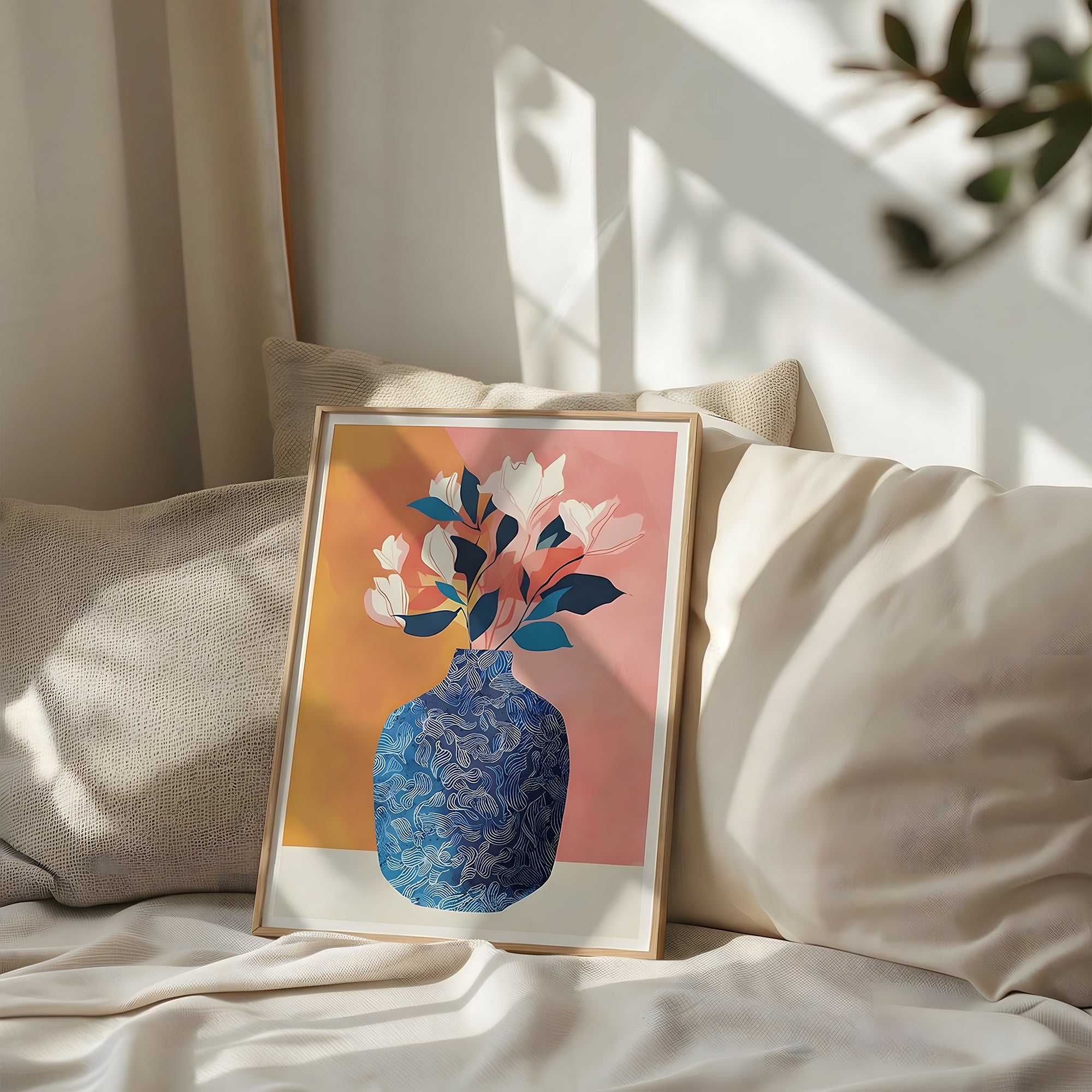 Blue White Vase