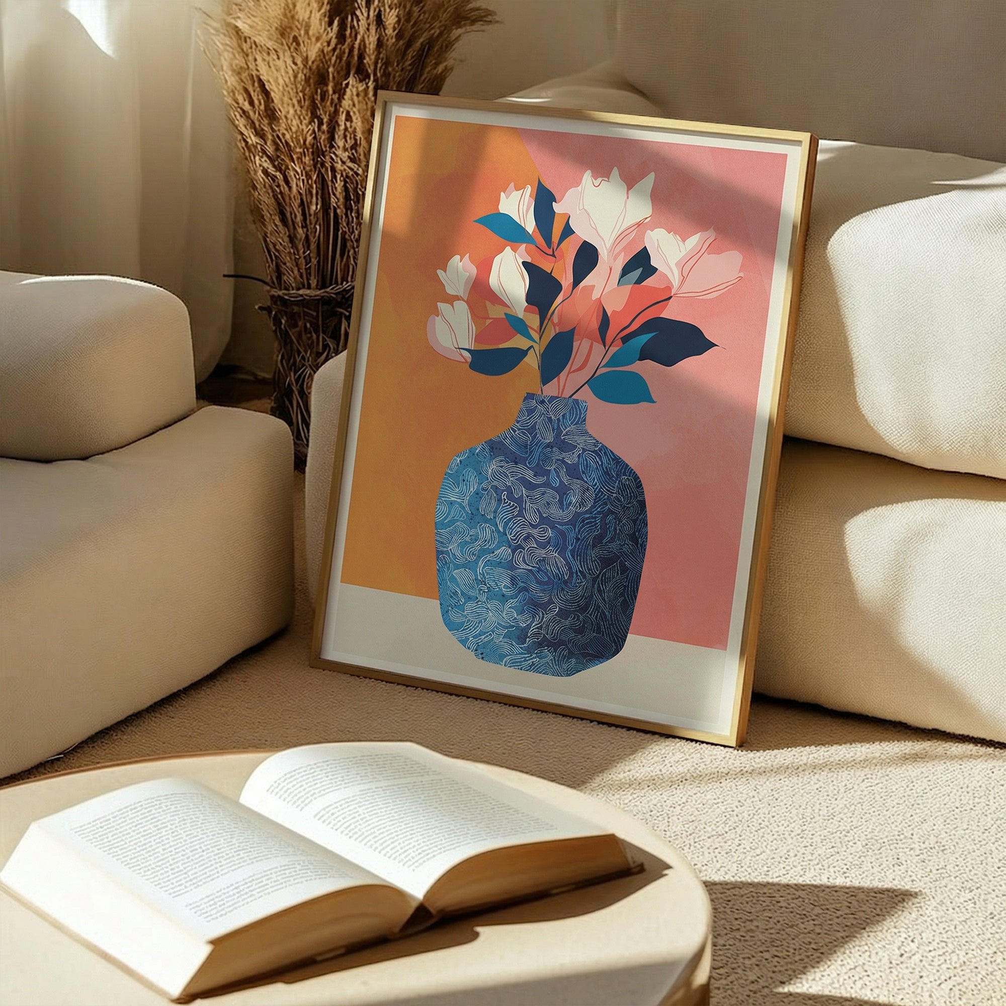 Blue White Vase