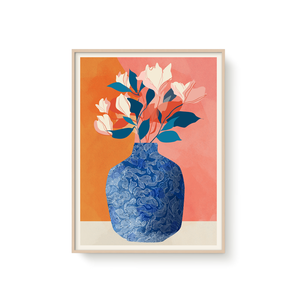 Blue White Vase