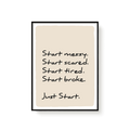 Just Start