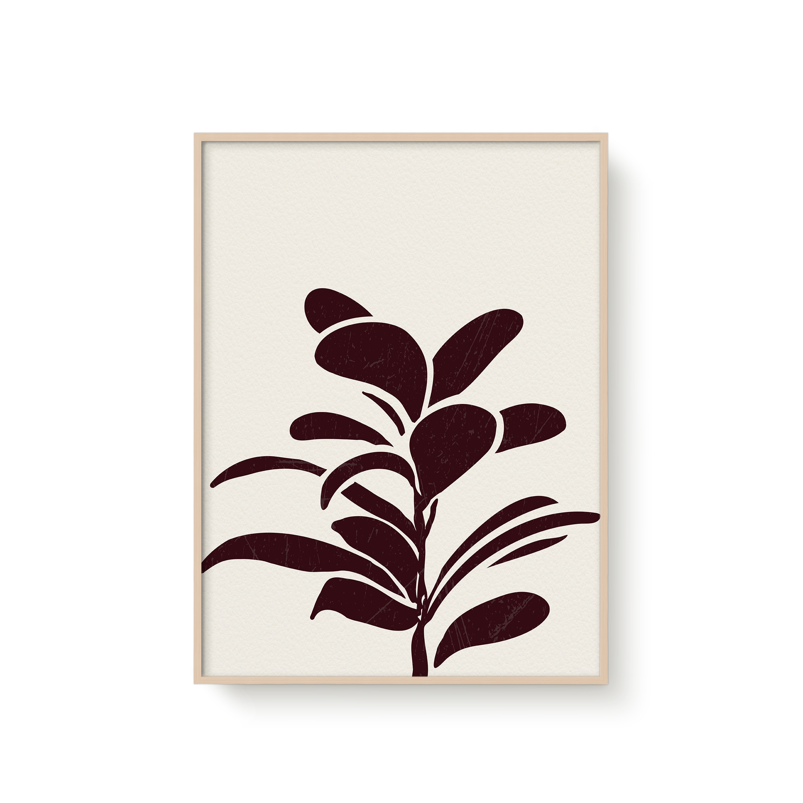 Plant Leaf White 01