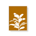 Plant Leaf on Yellow 02