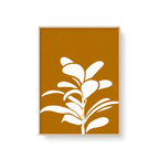 Plant Leaf on Yellow 02