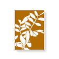 Plant Leaf on Yellow 03