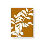 Plant Leaf on Yellow 03