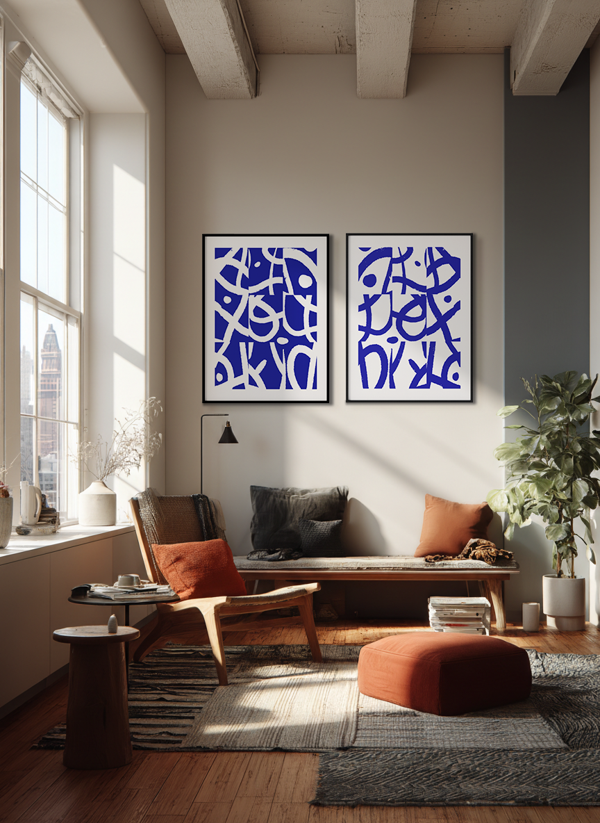Cobalt Line White